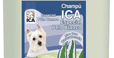Champú Especial Pelo Blanco con Aloe Vera para Perros
